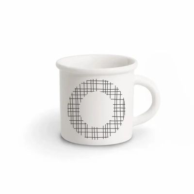 Mugs - MUG BLACK ALPHABET O - ILARIA.I