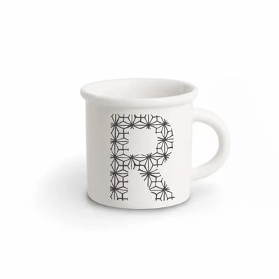 Mugs - MUG BLACK ALPHABET R - ILARIA.I