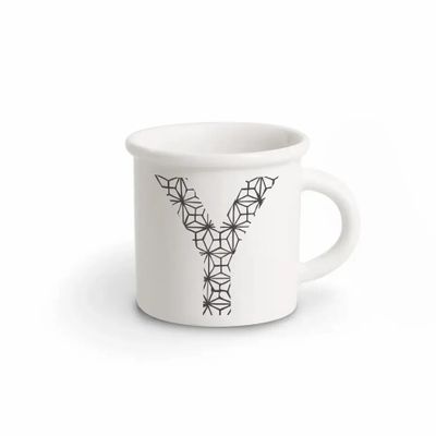 Mugs - MUG BLACK ALPHABET Y - ILARIA.I
