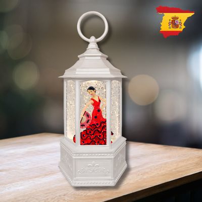 Other Christmas decorations - LED Snow Globe Lantern – Flamenco Dancer - BLUE STAR B.V.