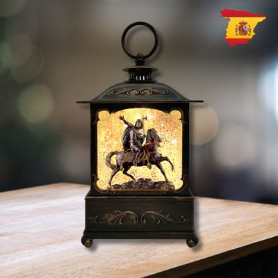 Other Christmas decorations - LED Snow Globe Lantern – Heroic Rider - BLUE STAR B.V.