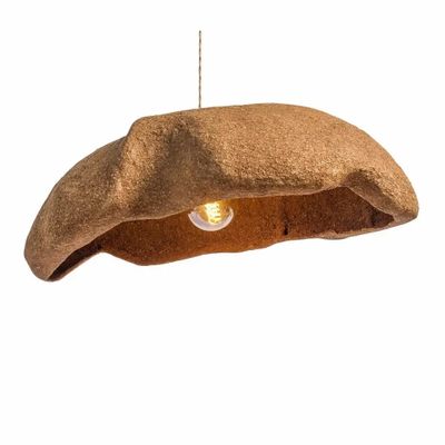 Hanging lights - Teak sawdust pendant light - OSLO L - HYDILE