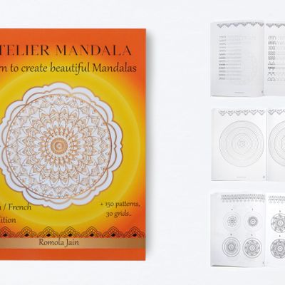 Gifts - "Atelier Mandala for Everyone" ® book – learn to draw your own mandala - ATELIER MANDALA