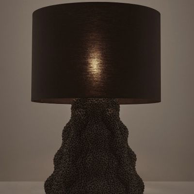 Table lamps - Black Flowers Lamp - GILLES CAFFIER
