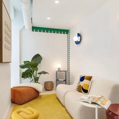 Repose-pieds - Pouf modulable POP (orange) - MAISON JEUDI