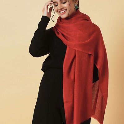 Foulards et écharpes - Rust Pumpkin Cashmere Stole - BRIGHT STAR