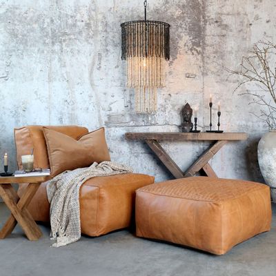 Chaises - Chaise longue en cuir - CHIC ANTIQUE A/S