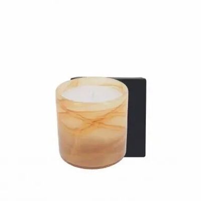 Candles - Opaline Candle 430 g Orange Blossom - LES LUMIERES DU TEMPS