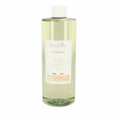 Scent diffusers - Sesame Fragrance Diffuser Refill 400 ml Enchanting (with rattans) - LES LUMIERES DU TEMPS