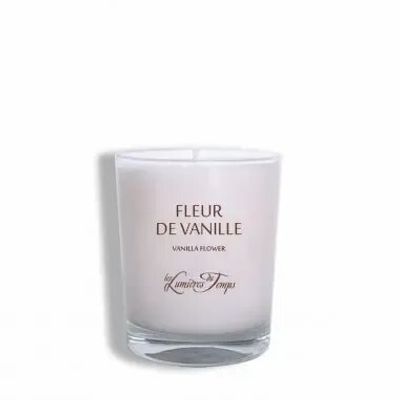 Candles - 180g Vegetable Candle Vanilla Flower - LES LUMIERES DU TEMPS