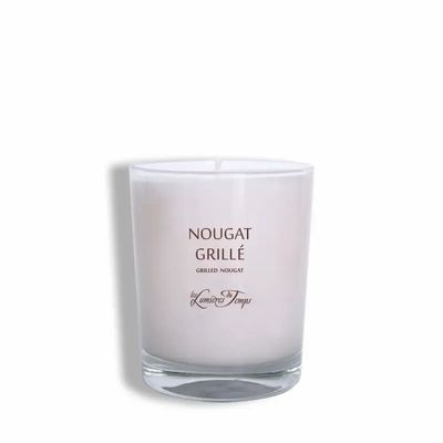 Bougies - Bougie végétale 180 gr Nougat Grillé - LES LUMIERES DU TEMPS
