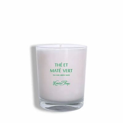 Candles - Vegetable candle 180 gr Green mate tea - LES LUMIERES DU TEMPS