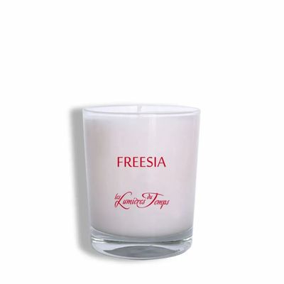 Bougies - Bougie végétale 180 gr Freesia - LES LUMIERES DU TEMPS