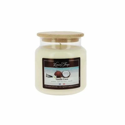 Candles - Colored Wax Candle 430 g Vanilla Coconut - LES LUMIERES DU TEMPS