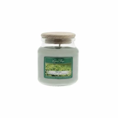 Candles - 145g Green Tea Colored Wax Candle - LES LUMIERES DU TEMPS