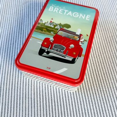 Objets de décoration - Boite métallique - Bretagne - 2 CV (x12) - LA MAISON JOSÉPHINE