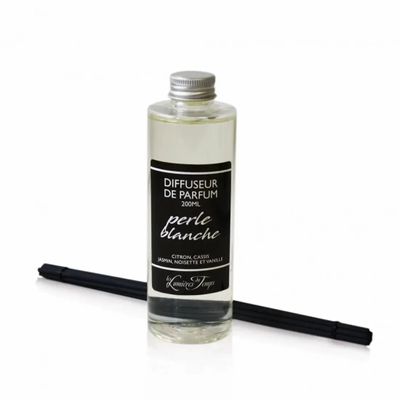Scent diffusers - Pearl Fragrance Diffuser Refill 200 ml White - LES LUMIERES DU TEMPS