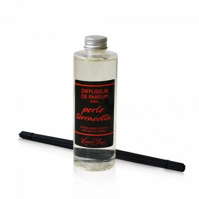 Scent diffusers - Pearl Fragrance Diffuser Refill 200 ml Terracotta - LES LUMIERES DU TEMPS