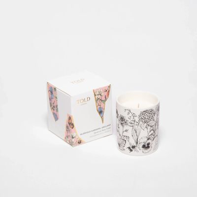 Candles - Glorious Gardens, England Candle, 80g - TOLD LONDON LTD