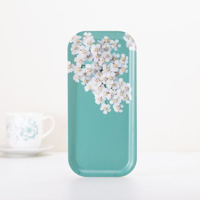 Trays - Long wooden serving tray - Meadow flower 15x32 cm - MONBOPLATO