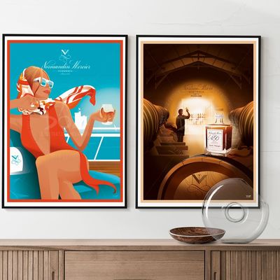 Affiches - Affiche DOZ - Cognac Normandin-Mercier - Paradis - LA MAISON JOSÉPHINE