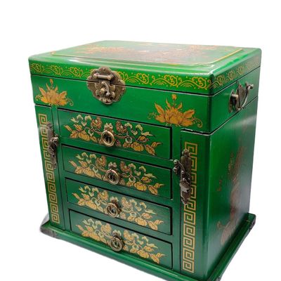 Design objects - Lacquered Jewelry Cabinet - GALERIE D'ORIENT