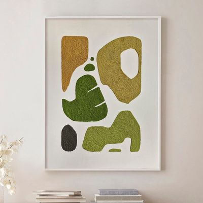 Paintings - « Bay 6 » Series of handmade textured abstract paintings - MATISS ART STUDIO
