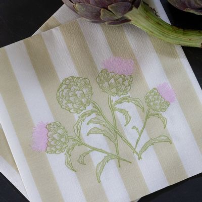 Napkins - ARTICHOKE - FRANÇOISE PAVIOT