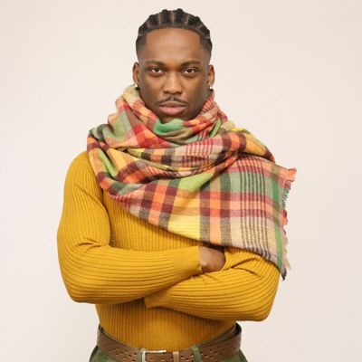 Foulards et écharpes - Echarpe en acrylique et laine LARGO jaune - MONSIEUR CHARLI