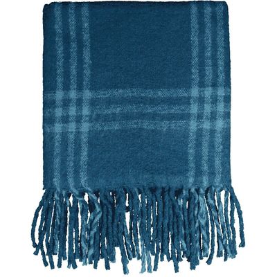 Plaids - Plaid en acrylique TITOUAN bleu - MONSIEUR CHARLI