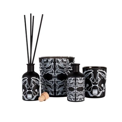 Candles - Black Fololo scented candle - Design by BRASS - ARTDECORIS