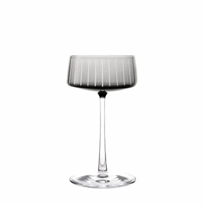 Verres - Vida Linea Verre à champagne coloré Gris - 1 pièce 230 ml - PEKALLA CRISTAL GLASS