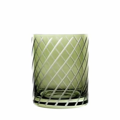 Verres - Gratia verres en cristal à eau / boissons Olive - 1 pièce 320 ml - PEKALLA CRISTAL GLASS