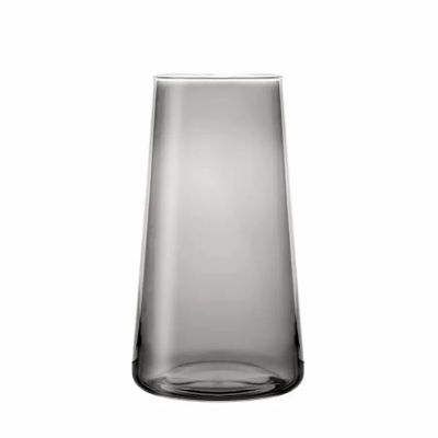 Verres - Vida Verre coloré à cocktails / eau / boissons Gris - 6 pièces 450 ml - PEKALLA CRISTAL GLASS