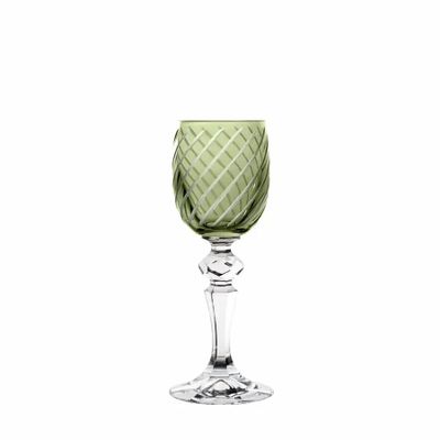 Verres - Gratia Verres à vodka en cristalOlive - 6 pièces 60 ml - PEKALLA CRISTAL GLASS