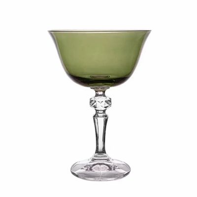 Verres - Kalatina verres à champagne en cristal Olive - 6 pièces 180 ml - PEKALLA CRISTAL GLASS