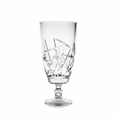 Cristallerie - Vase en cristal sur pied - 36 cm - PEKALLA CRISTAL GLASS
