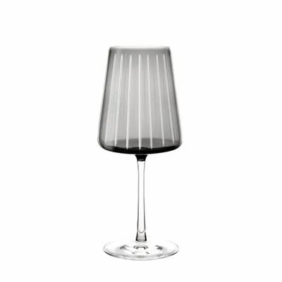 Verres - Vida Linea Verre à vin coloré Gris - 1 pièce 520 ml - PEKALLA CRISTAL GLASS