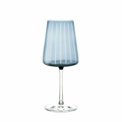 Glass - Vida Linea Mist Colored Wine Glass - 1 piece 520 ml - PEKALLA CRISTAL GLASS