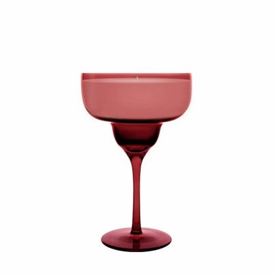 Bougeoirs et photophores - Vispera Rosal Bougie parfumée et colorée en soja sur pied - PEKALLA CRISTAL GLASS