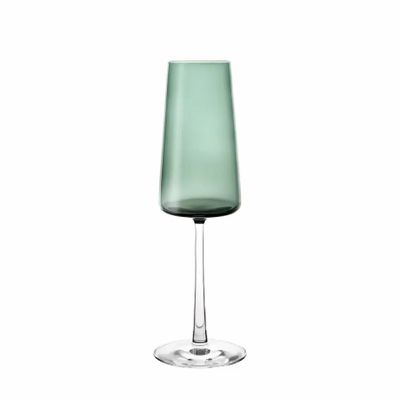 Verres - Vida Verre à champagne coloré Malachit Prosecco Fresca - 1 pièce 240 ml - PEKALLA CRISTAL GLASS