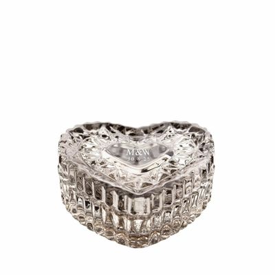 Cristallerie - Mokka Boîte en cristal pour les alliances du couple marié - PEKALLA CRISTAL GLASS
