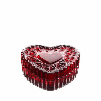 Cristallerie - Rubin Boîte à bijoux en cristal - PEKALLA CRISTAL GLASS
