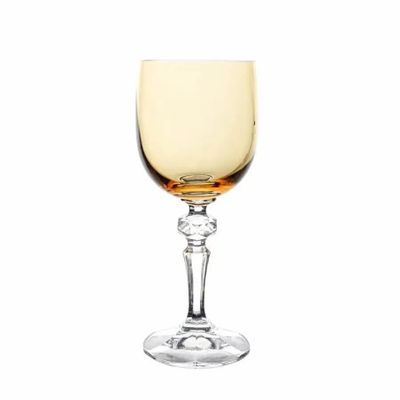 Glass - Kalatina Sunset Crystal Wine Glasses - 6 Pieces 170ml - PEKALLA CRISTAL GLASS