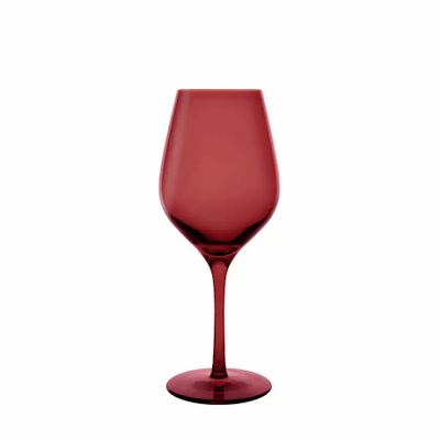 Verres - Vispera Verre à vin coloré Rubin - 6 pièces 480 ml - PEKALLA CRISTAL GLASS