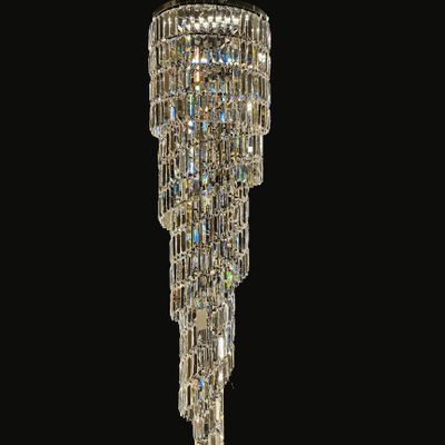 Suspensions - lustre moderne double hauteur Réf:6104 - CRISTALUX LIGHTING DESIGN