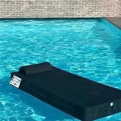 Piscines - JULIETTE | PoolBed Anthracite COZIP | 180x70xh18 cm - COZIP