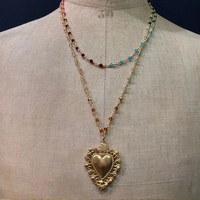 Bijoux - Collier double/long Roméo - Perles - FASCINATO
