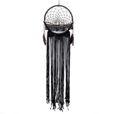 Decorative objects - The Macrame Wood Dreamer - Black - BAZAR BIZAR LIVING