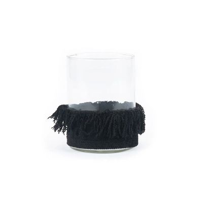Bougeoirs et photophores  - Bougeoir Oh My Gee, velours noir, L - BAZAR BIZAR LIVING